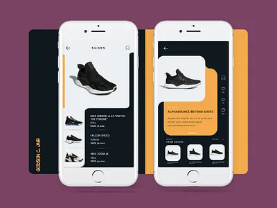 Shoe store app design mobile app mobile design mobile ui mockup ui