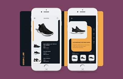 Shoe store app design mobile app mobile design mobile ui mockup ui