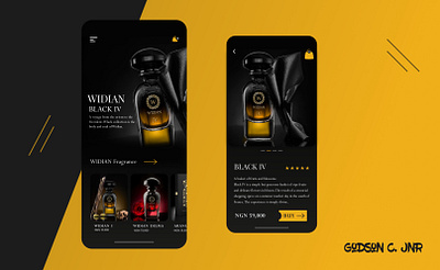 Widian mobile store app design fragrance mobile app mobile design mobile store mobile ui mockup ui user interface user interface design