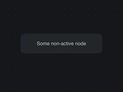 Some non-active node of system after effect animation bounce concept dark design interface node ui vector
