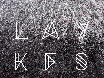 LÄYKES // Typography identity identitydesign music typography