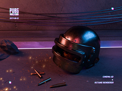 PUBG Class III helmet 3d c4d helmet octane pubg