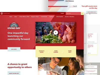 Ui Design desktop design red simple ui ux website