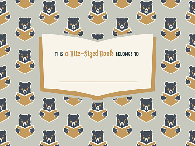 End Papers bear bear logo book childrens childrens book kids kids book logo picture book typography