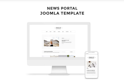 Prest - News Portal Multipage Creative Joomla Template joomla joomla template multipage template news portal news portal template