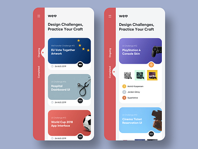 Design Challenges - welovedaily.com android app design contest daily ui design challenge design contest design inspiration ios ui ui challenge ui concept ui design uidailychallenge welovebranding welovedaily welovedesign