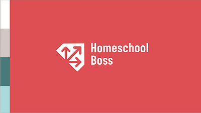 Homeschool Boss brand brand design branding branding design design growth homeschool icon identity identity design learning logo testing vector