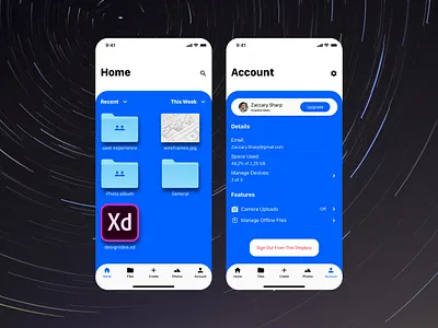 Dropbox Mobile App Redesign Concept app application design redesign ui