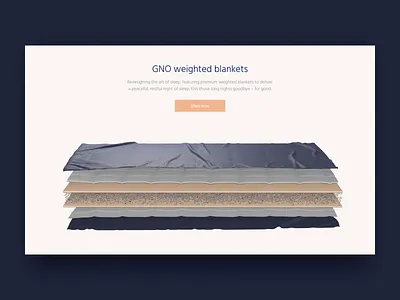 GNO Blankets: Product Presentation animation blanket company website design ecommerce graphic design interaction interaction design interactive media interface motion motion design product page product presentation ui user experience ux web web design web interface
