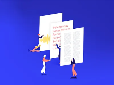 Digital Accessibility concept brand illustration illustration