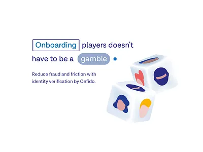 Advert concept for Onfido brand illustration branding design illustration typography vector