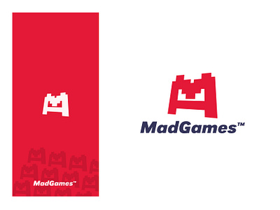 Mad Games - Gaming Logo Design brand brand and identity branding game design games games logo gaming gaming logo gaminglogo identity khaerulrisky logo logo designer logo designs logodesign logomaker logotype minimalist orbitdesignbureau portfolio