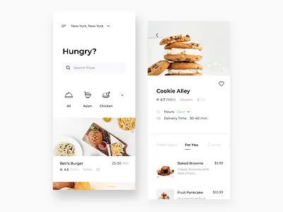 Delivery App @design cleanui delivery app deliveryapp food food app foodapp fooddeliveryapp ui uidesign ux uxdesign uxdesigner