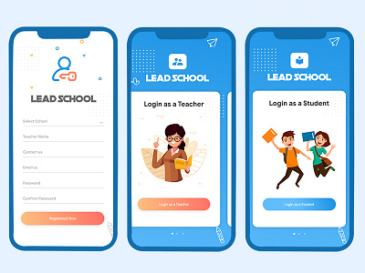 Registration Screen app concept dailyui design dribbble experience illustration ios parent student teacher uiux