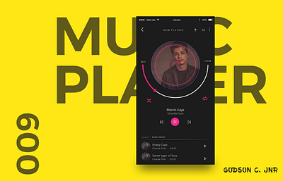 Music Player app design mobile app mobile design mobile ui mockup music app music player ui user interface user interface design