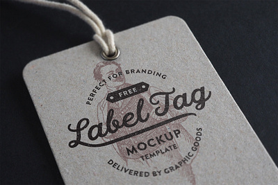 Free Label Tag Mockup clothing download free freebie label mockup mockup psd tag