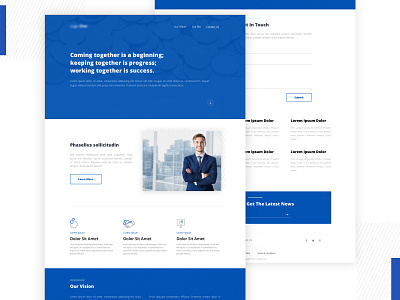 FInance Landing Page clean design finance landing landingpage onepage ui ux web webdesign website