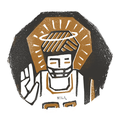 Saints design illustration new orleans saints texture