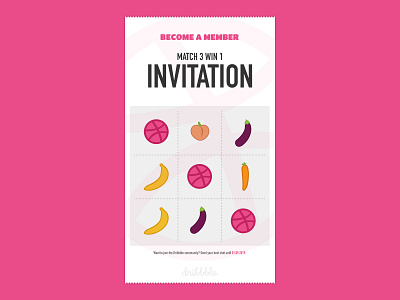 1x Dribbble Invite dribbble invitation dribbble invite invite invite giveaway lottery