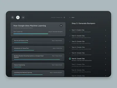 Automated Content Creation dashboard design product design ui ux web web design