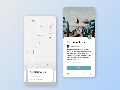 Travel App app booking design interface map mobile mobile app travel trip ui uidesign ux