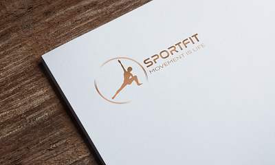 Sportfit Logo branding design logo