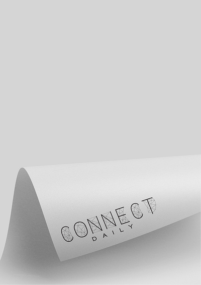 Connect Daily - magazine branding design graphic design logo typography