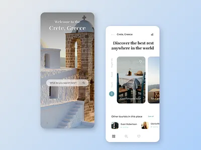 Travel App app app ui booking interface interfacedesign mobile mobile app travel trip ui uidesign ux