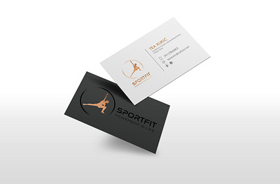Sportfit Vizitka branding design graphic design logo