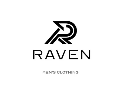 Raven - Men's Clothing brand brand design branding cloth clothing crow design icon icon design icons identity identity branding logo logo design logodesign logos logotype menswear raven typography