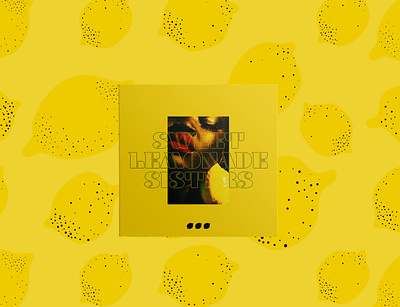 Sweet Lemonade Sisters adobe album art album artwork album cover art director artwork branding concept creative design graphic music record vinyl visual yellow