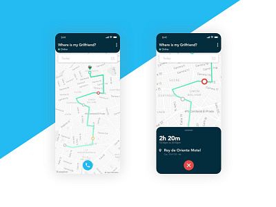 Location Tracker - DailyUI 020 dailyui design location location app location tracker ui