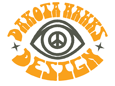 Personal branding concept- peace eye branding identity design illustration illustrator peace personal branding