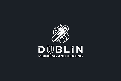 Dublin Plambing and heating Logo design brand branding design dublin flat heating hit icon logo logodesign plamber plambing typography