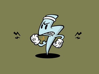 Thunderous Punch bandmerch beach cartoon character death illustration punch thunder