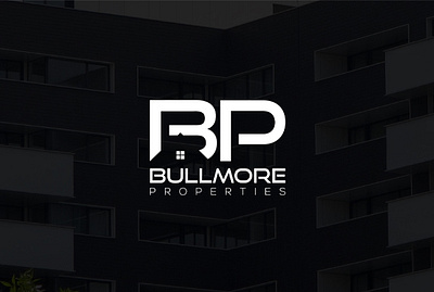"BP" Bullmore Properties bp brand branding design flat logo monogram properties property developer property logo property management realestate realestate logo typography