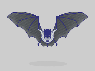 batman bat batman character comic comics dark dark knight dc dc comics dc universe fuzzy illustration ipadpro knight man vampire