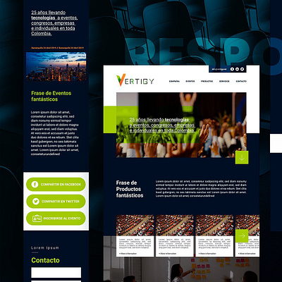 Vertigy.net Web design mobile responsive ui ux web webdesig