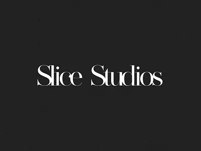 Slice Studios brand design brand identity branding branding agency logo logo mark logodesign logotype