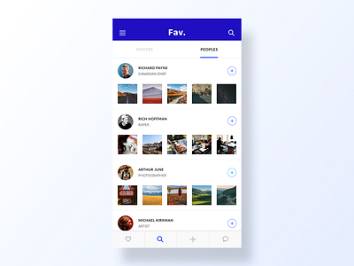 044 Favorites app dailyui design favorite favorites icon interface people profile search social social app social media ui ux