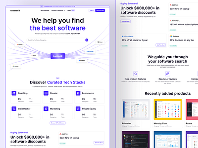 FindStack - Homepage Redesign design ui uidesign web web design