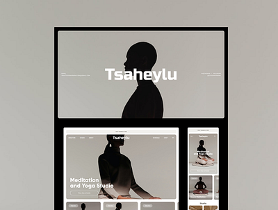 Tsaheylu branding design figma ui ux web webdesign website yoga веб сайт медитация