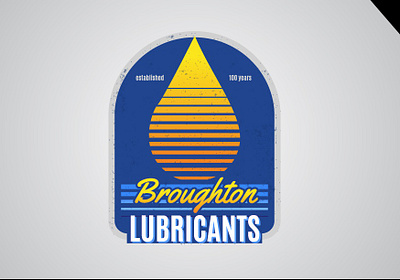 Broughton Lubricants 01 Copy branding design illustration logo logo design logo design branding professional logo sophisticated logo typography vector