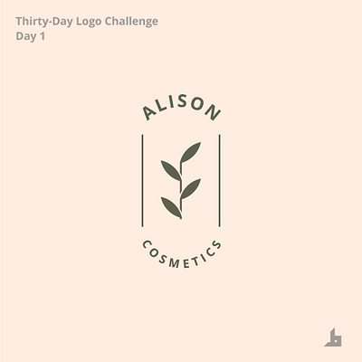 Alison Cosmetics branding cosmetic cosmetic logo cosmetics design floral logo thirtylogos thirtylogoschallenge