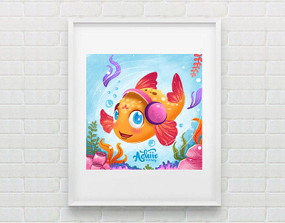 Cutie Fish art character design colorfull design doodle draw fish illustration sea