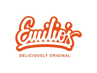 Emilio's Logo Lettering bezier beziercurves branding construction design guides illustrator lettering logo logodesign logotype typography vector