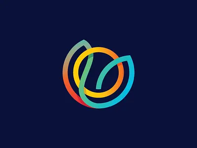 Ring line app art branding colorful creative design element idea line line art lineart linework logo mark responsive ring tech technology