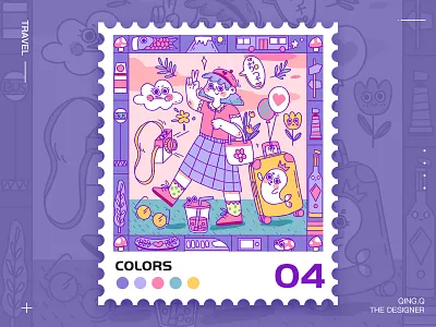 travel design illustration ui