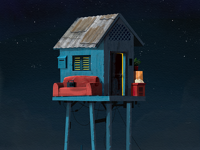 Resting Place artwork concept digitalart drawing illustration painting