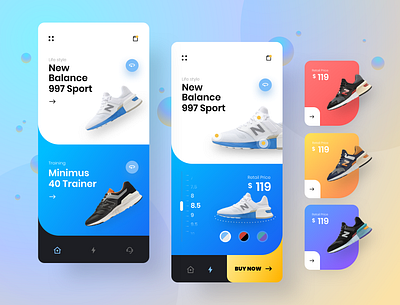 eCommerce app for New Balance UI concept branding agency branding concept branding design ecommerce app ecommerce design interfacedesign lifestyle lifestyle brand mobile app design mobile application mobile design shoes ui uidesign uiux ux